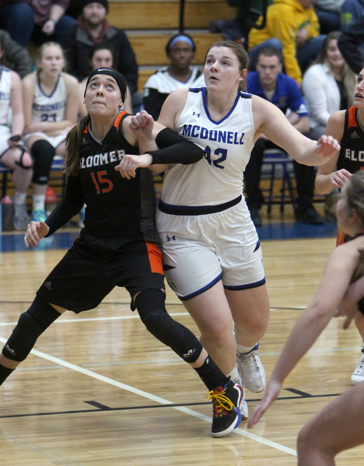 Bloomer at McDonell girls basketball 1-22-22